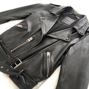 All Saints “Balfern” leather jacket
